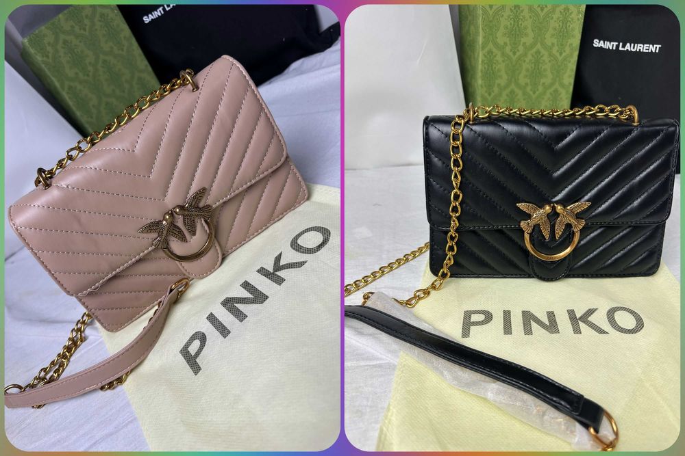 Torba srednia Torebka damska Pinko kuferek nowa HIT bez czarna