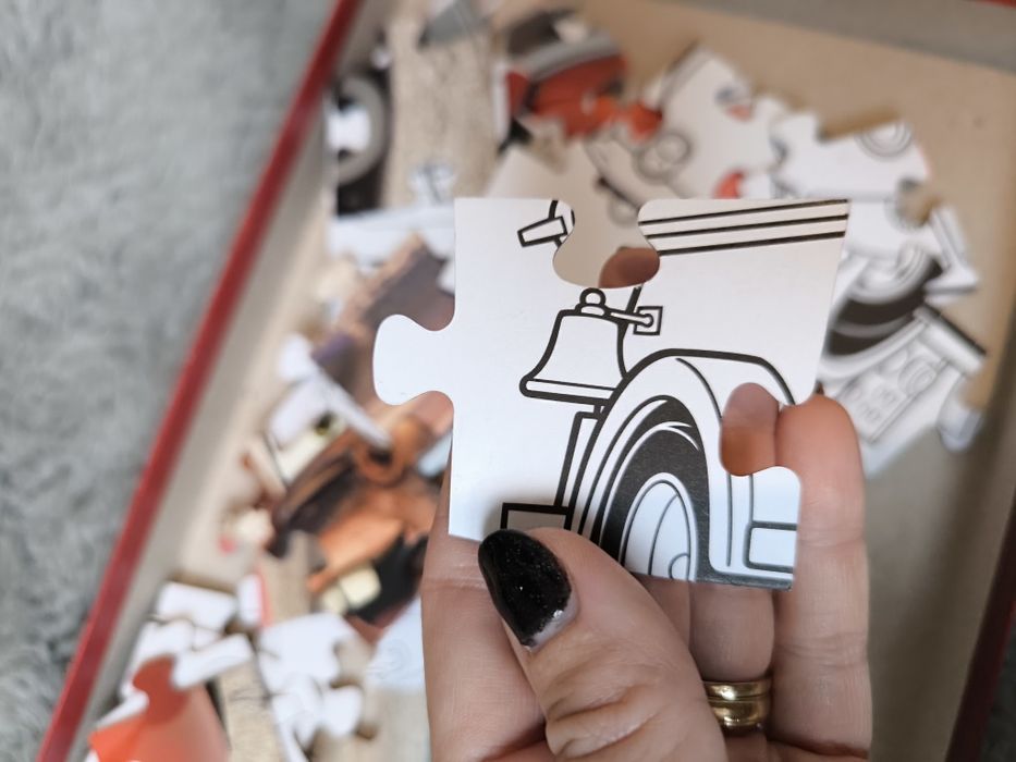 Puzzle Auta dwustronne
