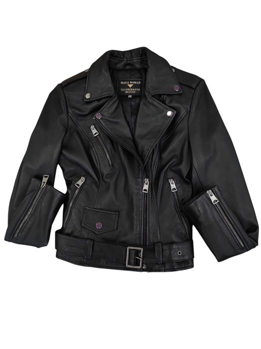 Жіноча шкіряна куртка