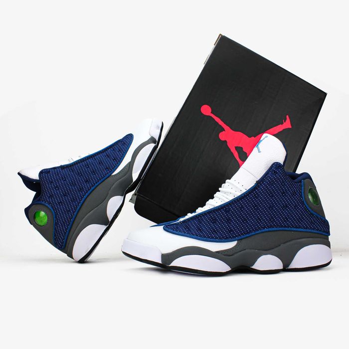 Мужские кроссовки Nike Air Jordan 13 Retro Flint "Blue" Размеры 41-45