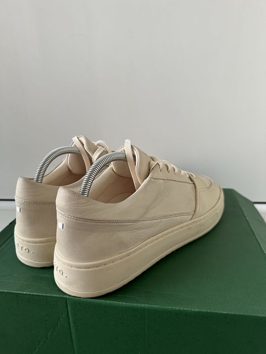 Шкіряні кросівки кеди etq amsterdam premium leather beige