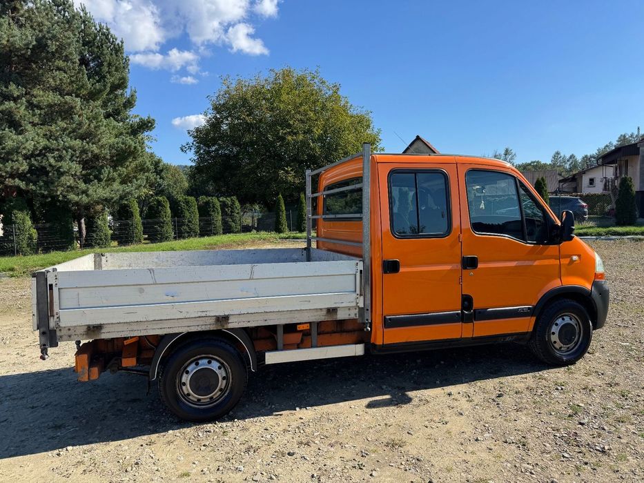 Renault MASTER 2,5 DCI DOKA SKRZYNIA 7 OSÓB FV 23% POLECAM  DUBEL KABINA Salon PL Zadbany Zdrowy Niezawody Ducato Transit Sprinter