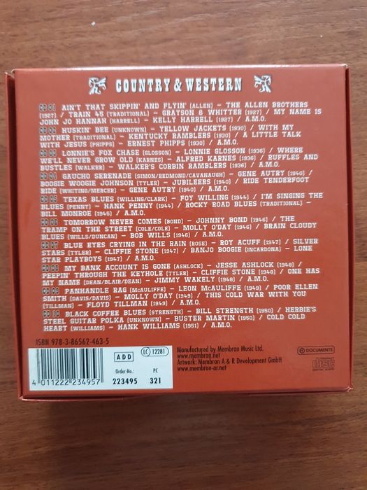 Country & Western CD