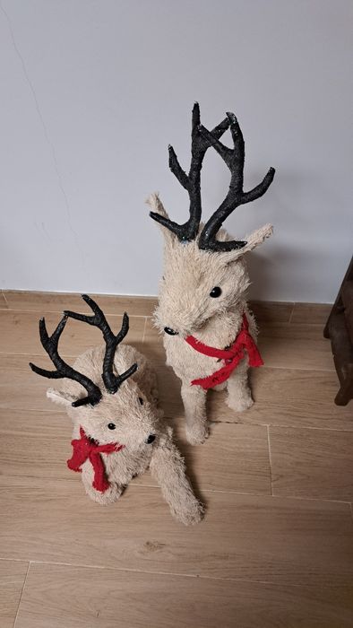 2 renas de natal