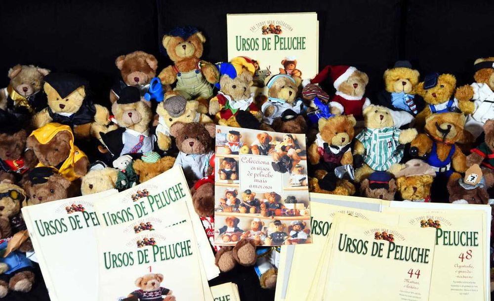 Ursos de Peluche Colecção antiga The Teddy Bear Collection 59 ursos