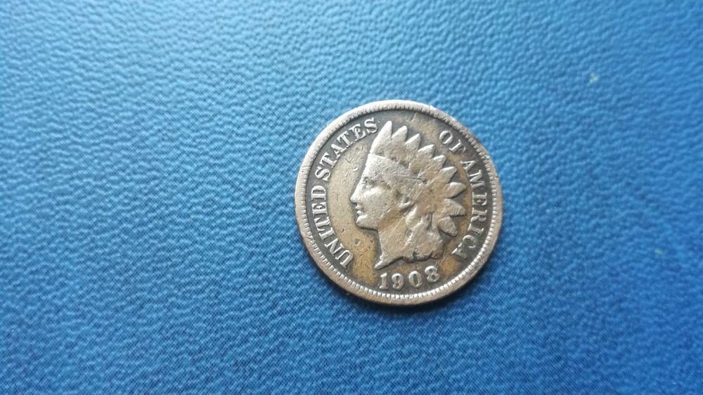 USA 1 cent 1908 (Indian head)