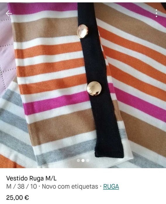 Vestido RUGA tamanho M