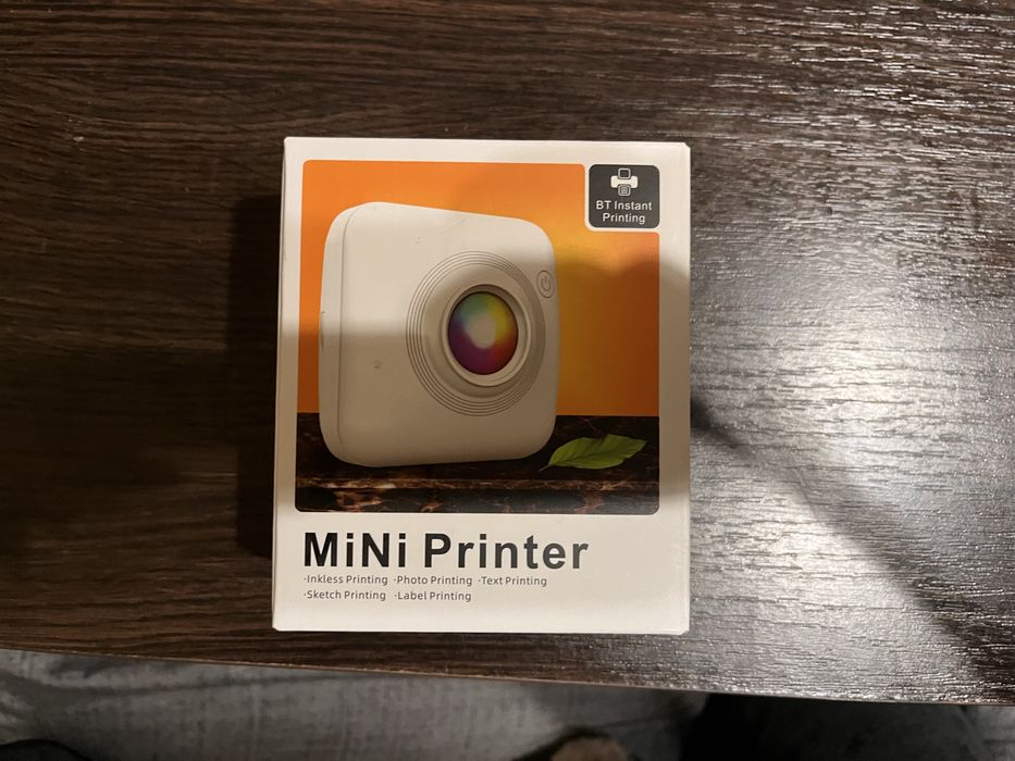 Мини термопринтер Bluetooth для телефона (iPhone / Android)