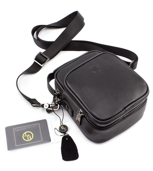 Мужская кожаная сумка Поясная сумка шкіряна чоловіча сумка Барсетка