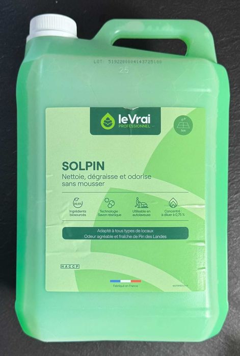 Środek do czyszczenia podłóg Solpin Detergent z roślinnymi środkami 5l