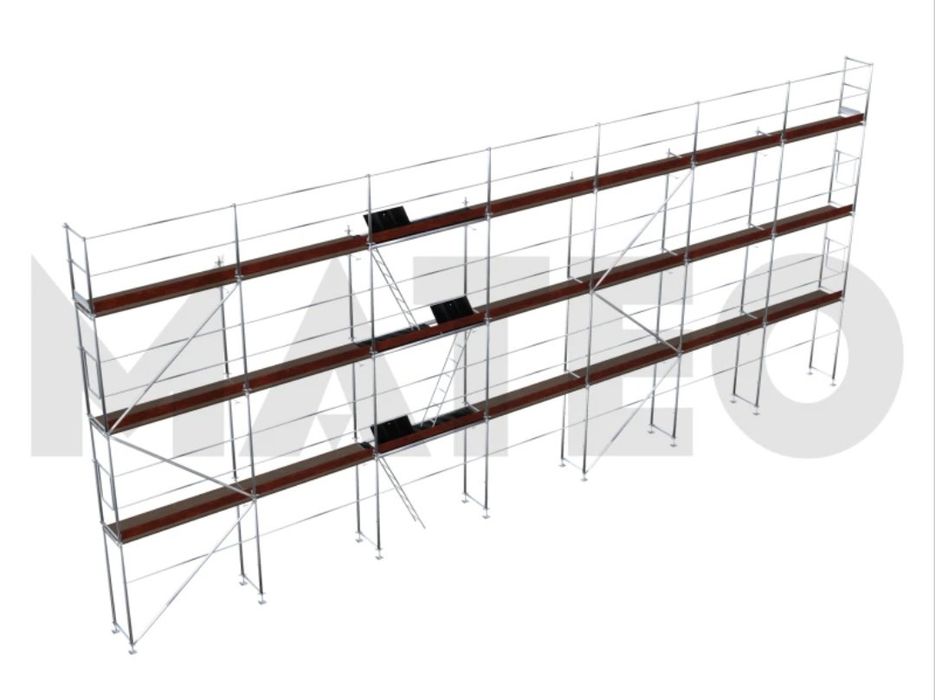 Rusztowania elewacyjne system PLETTAC 175m2