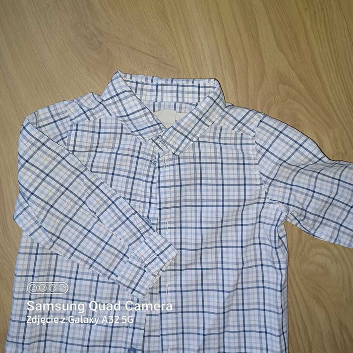 H&M Koszula W Kratkę,  Rozmiar 80, Idealna
