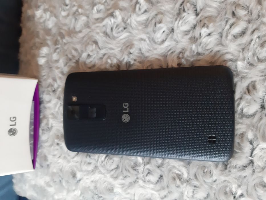 Telefon LG K 8 Dual sim Black Blue bez simlocka ładowarka pokrowiec pu