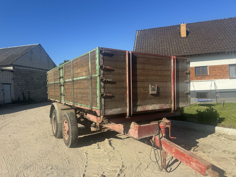 Przyczepa rolnicza wywrotka tandem