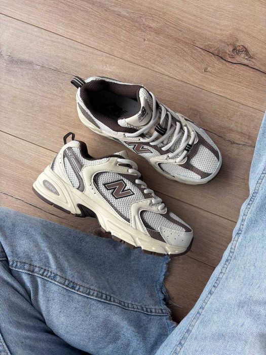!SALE! New Balance 530 Milk Brown Premium 36 37 38 39 40 41 42 43 44 45 літні сітка