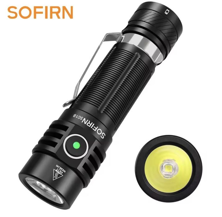 Ліхтарик Sofirn sc18 з акб 3000mah
