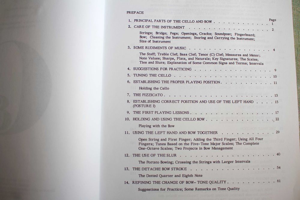 "The Art of Cello Playing", Louis Potter Jr.