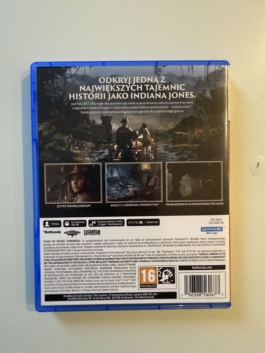 Indiana Jones Wielki Krąg PS5 PL Stan BDB