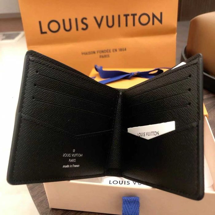 Męska portmonetka na monety Louis Vuitton w stylu retro, zaawansowana