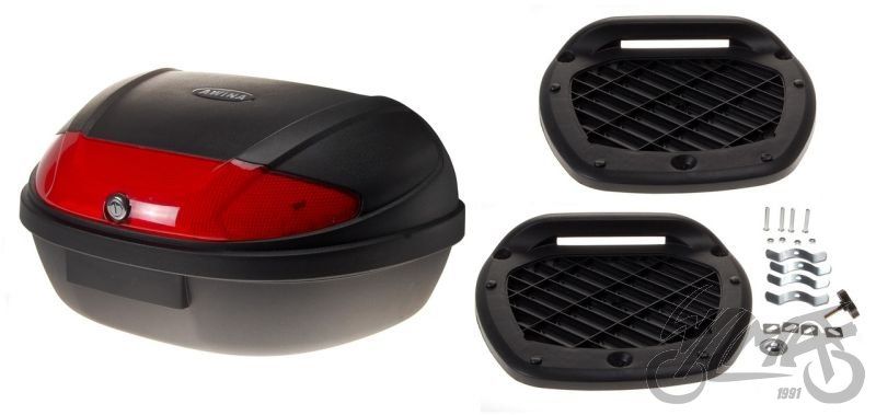 YAMAHA FZS 600 Fazer Kufer Centralny Duży 48L + Stelaż Kufra 97-03