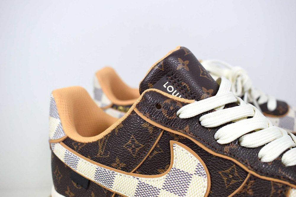 Nike Air Force 1 x Louis Vuitton Brown