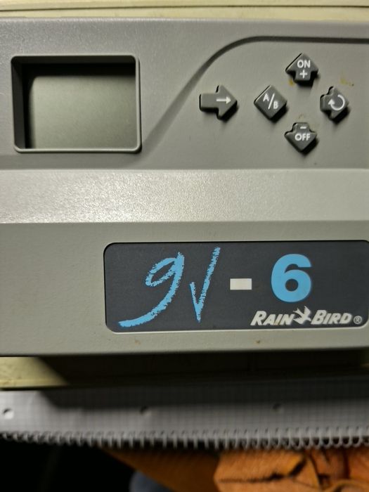 Rain bird 9v 6 programador de rega