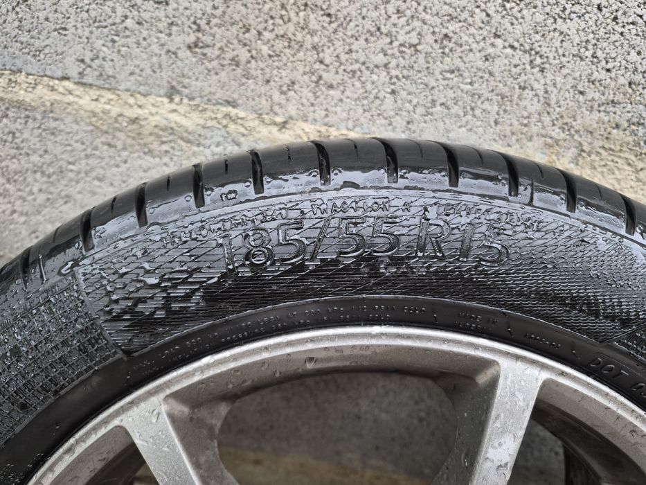 Jantes 15 WTS 4x100 + Pneus 185x55x15 Novos