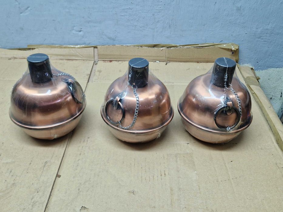 Zestaw lamp naftowych ozdobnych. Okazjz 3 sztuki nówki