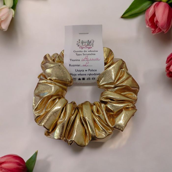 Scrunchie do włosów rozm L Lama