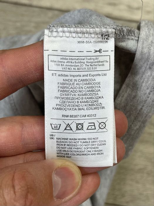 Adidas Essentials climalite майка S размер женская спортивная с принтом