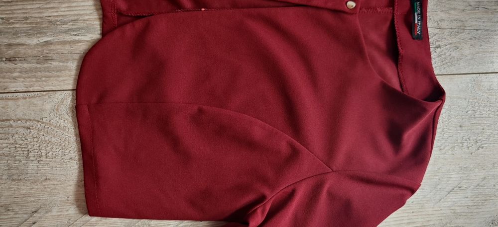r.52 Bolerko damskie eleganckie w kolorze Burgundu