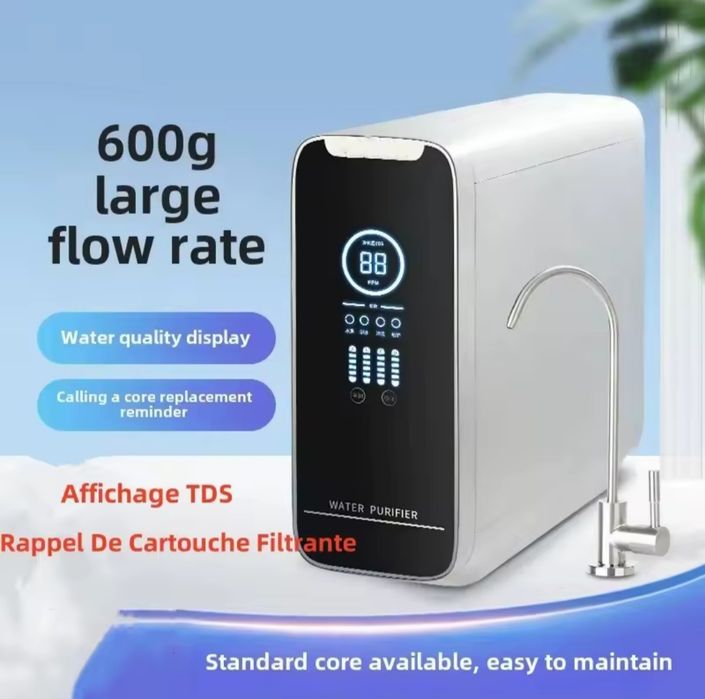 Filtr wody, odwrócona osmoza 600 bez zbiornikowy. Standardowe wkłady.