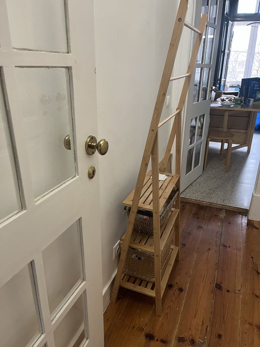 Toalheiro/estante bambu