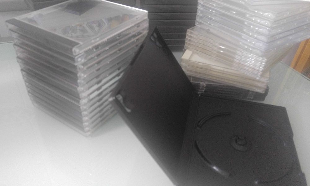 Conjunto de caixas DVD/CD