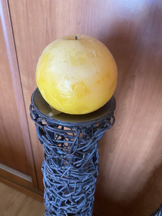 Decoração em Vime – Conjunto de 2 Peças