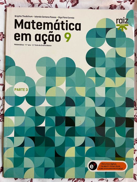 Manual de matemática 9o ano - "Matemática em ação parte 3"