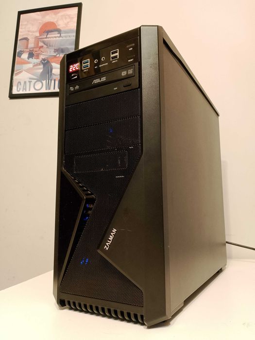 Komputer intel i5 16gb ram RX470 8gb 120gb SSD 512gb HDD RGB