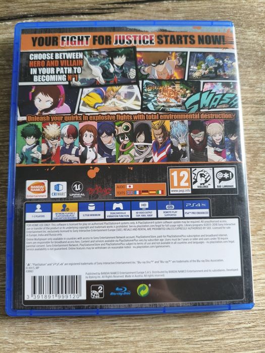 My hero one's justice Gra PS4