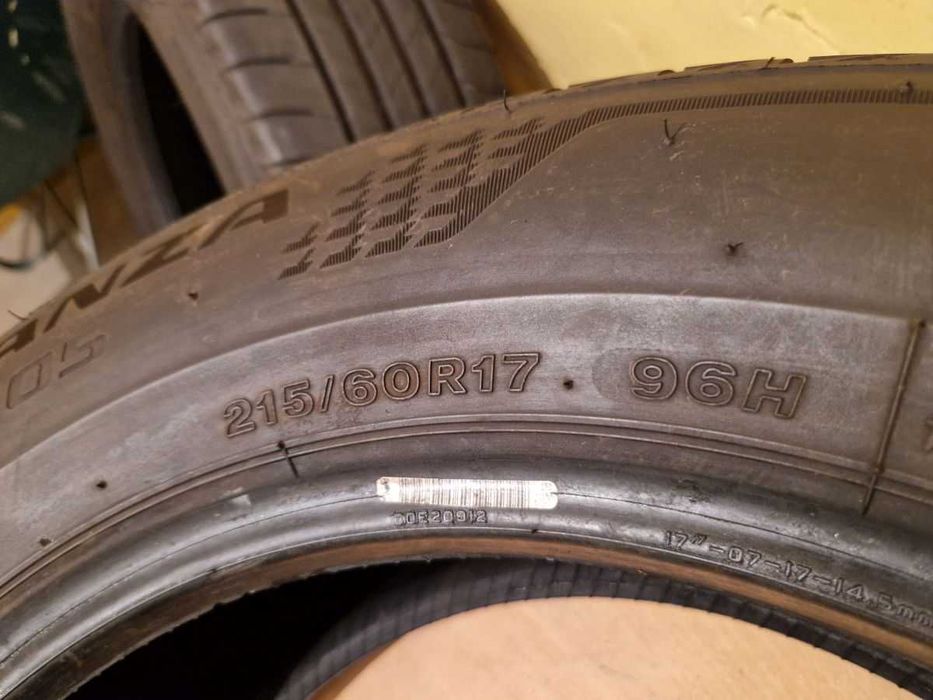 Opony letnie Bridgestone 215/60 R17 96 H