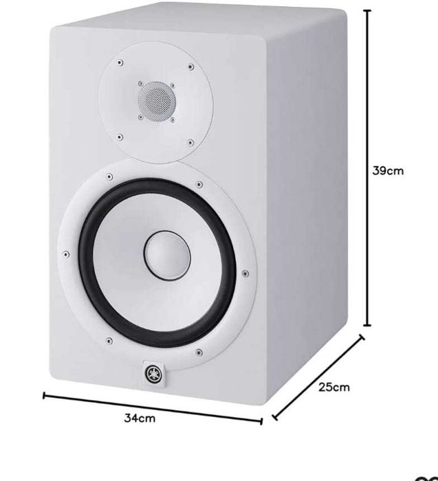 Sonoro e maravilhoso estudio Yamaha HS8