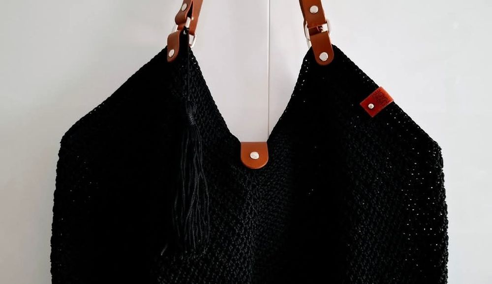 Handmade torba tulipan