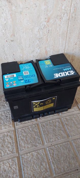 Bateria Exide AGM 72Ah 760A, nova com fatura Bosch