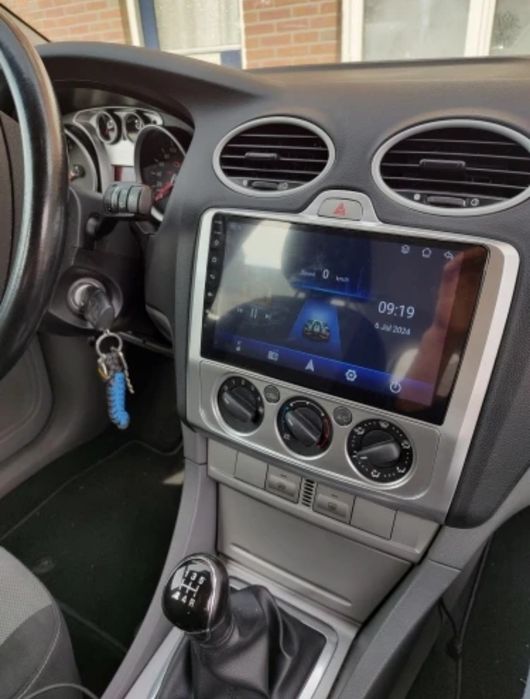 Rádio Android 14 com GPS Ford Focus MK2 AC Manual (Artigo Novo)
