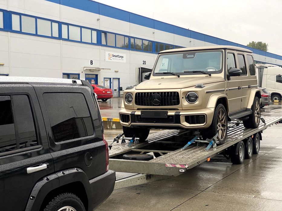 Transport lawetą towarów i maszyn, kierowca zawodowy do wynajęcia