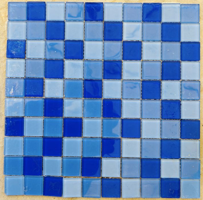 Pastilhas de vidro mosaico para borda de piscina