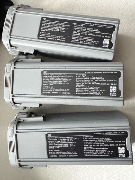 Akumulatory baterie dji air 3 (3szt) + hub