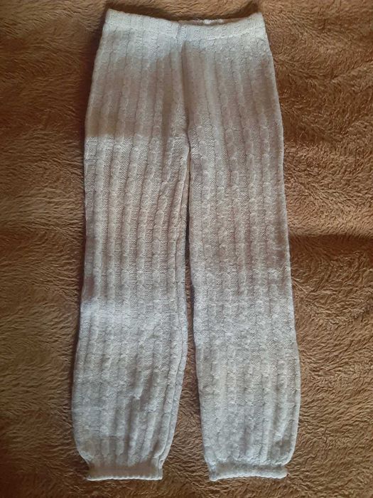 Рейтузи жіночі шерстяні білого кольору - розмір 40