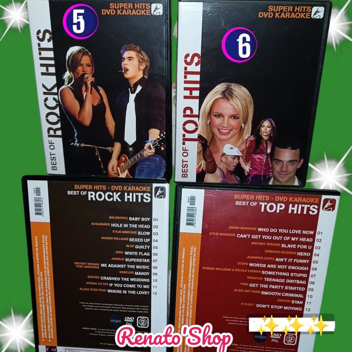 DVDs • Kit Karaoke da Música Portuguesa & Estrangeira. PROMOÇÃO.