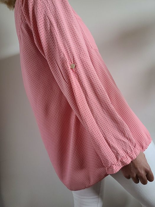 Różowa wzorzysta koszula oversize MAPP