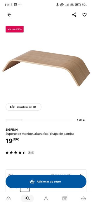 Base para monitor IKEA